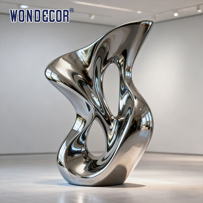 Outdoor Large-Scale Metal Art Abstract Stainless Steel Sculpture