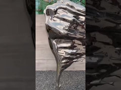 Der Edelstahl-Skulptur Garten der im Freien geschmiedeten Metallskulptur-Zusammenfassungs-Frauen